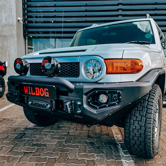 WILDOG Toyota FJ Cruiser (2007-2023) Alpha Style Front Replacement Bumper w/ Wiring Harness
