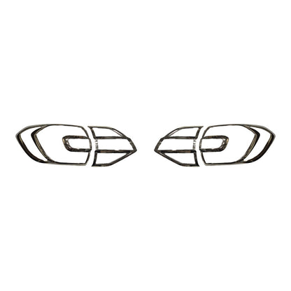 Ford Everest (2015–2022) Tail Light Trims – Chrome Finish (Pair)