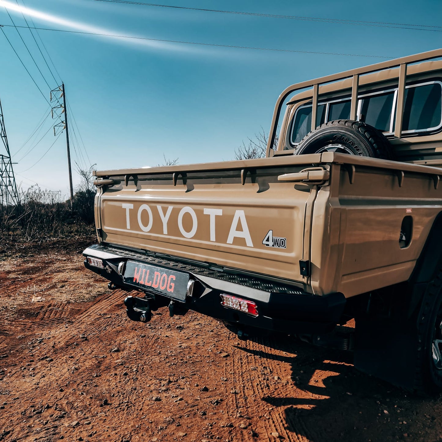 WILDOG Toyota LC79 Pickup (2024-Present) Alpha Rear Replacement Bumper
