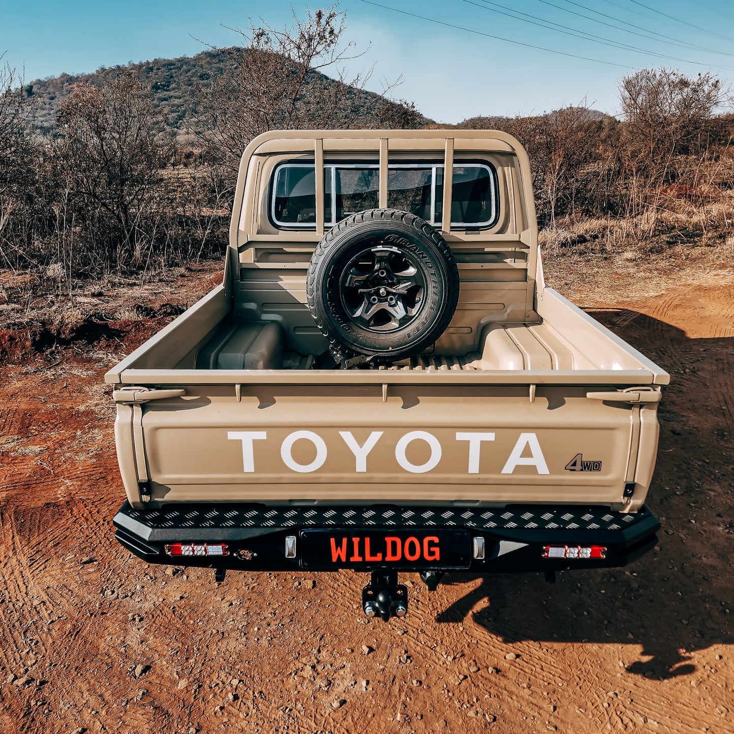 WILDOG Toyota LC 76-79 Series Pickup (2007-2023) Alpha Rear Replacement Bumper