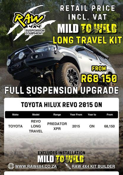 RAW 4x4 Toyota Hilux GD6 (2016-2024) Suspension Lift Kit