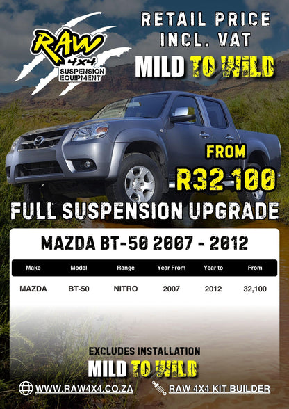 RAW 4x4 Mazda BT-50 (2006-2011) Suspension Lift Kit