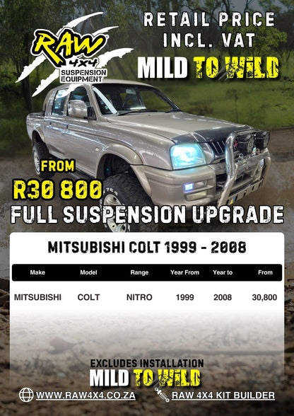 RAW 4x4 Mitsubishi Colt (1999-2008) Suspension Lift Kit