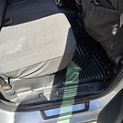 New Gen Ford Ranger 2023+ Double Cab Moulded Floor Mats - 3pcs (Auto)