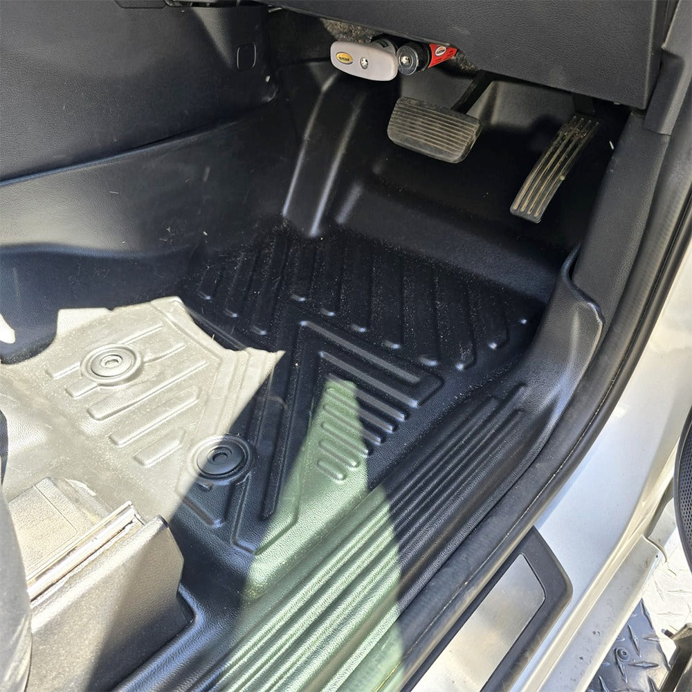 New Gen Ford Ranger 2023+ Double Cab Moulded Floor Mats - 3pcs (Auto)