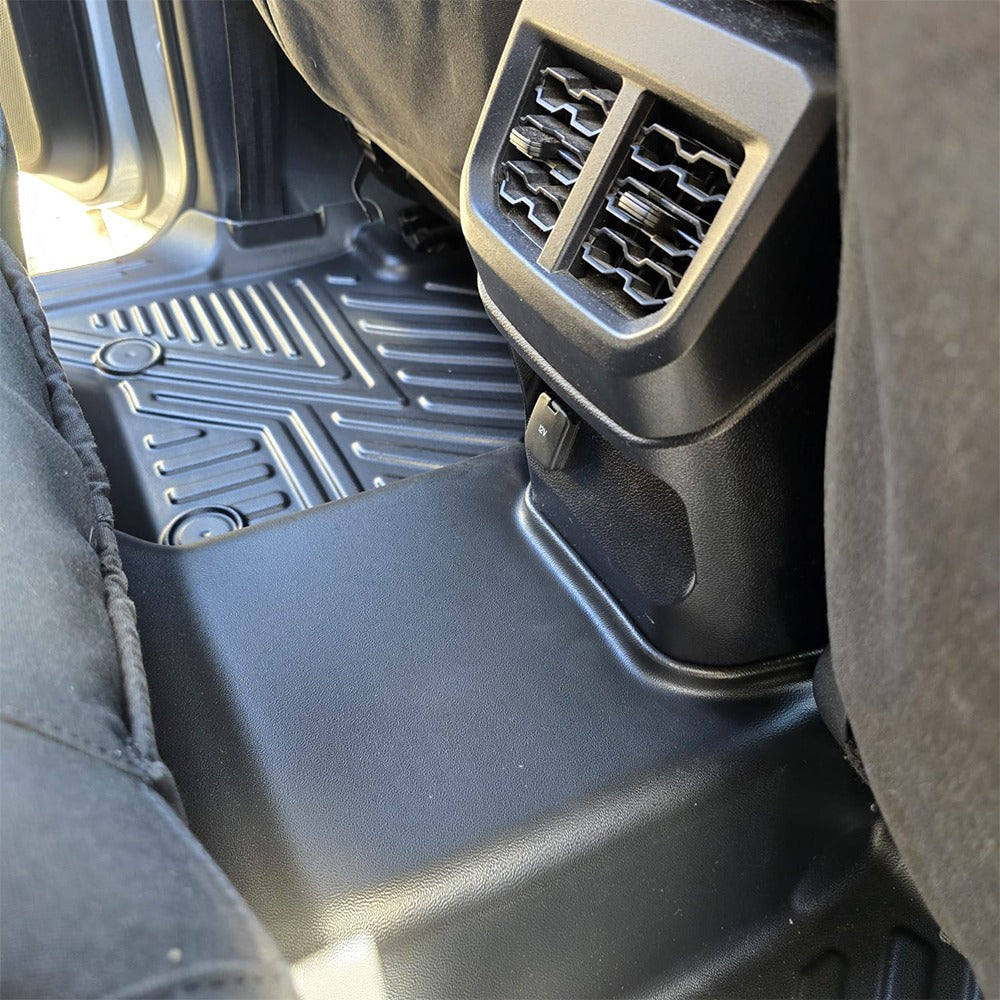 New Gen Ford Ranger 2023+ Double Cab Moulded Floor Mats - 3pcs (Auto)