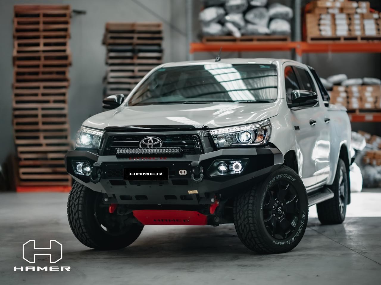 Hamer Toyota Hilux ROCCO (2018-2020) King Series Front Bumper (No Bull Bar)