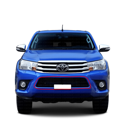 Toyota Hilux 2016-2018 Modified Bottom Grill Black