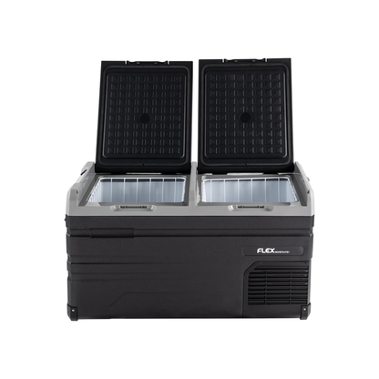 Flex TW75 Dual-Zone Camping Fridge-Freezer (12/24V + AC, Bluetooth)