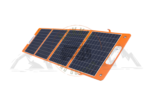 Portable Solar Panel 100W 18V Orange