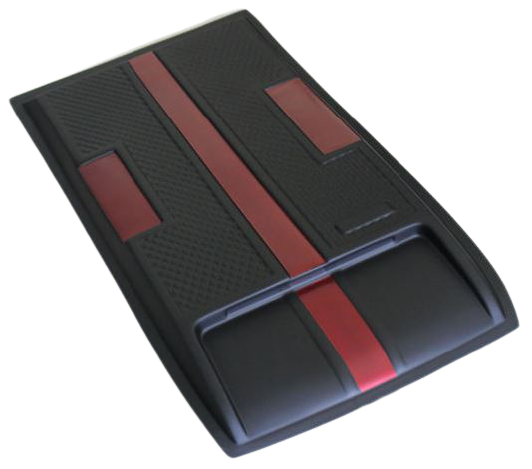 Isuzu DMAX 2016-2021 Bonnet Scoop Black/Red
