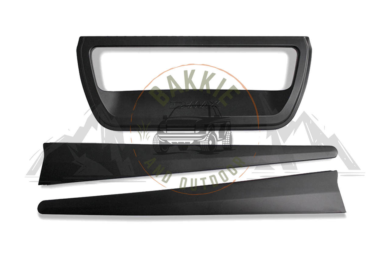 Isuzu DMAX 2012-2021 Tailgate Trim Matt Black
