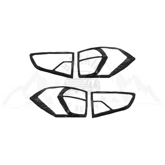 Ford Ecosport 2013-2023 Tail Light Cover Trims Matt Black