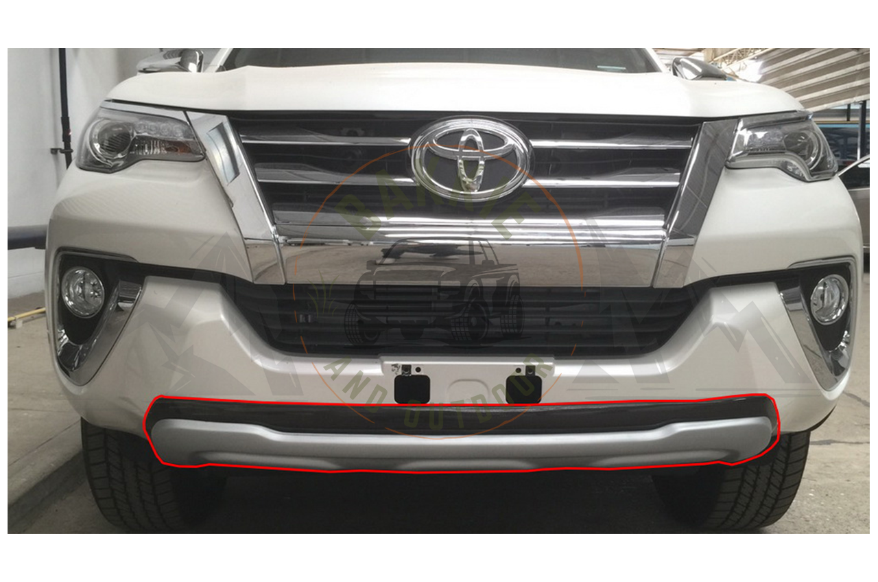 Toyota Fortuner 2016+ Front Cladding Silver/Grey