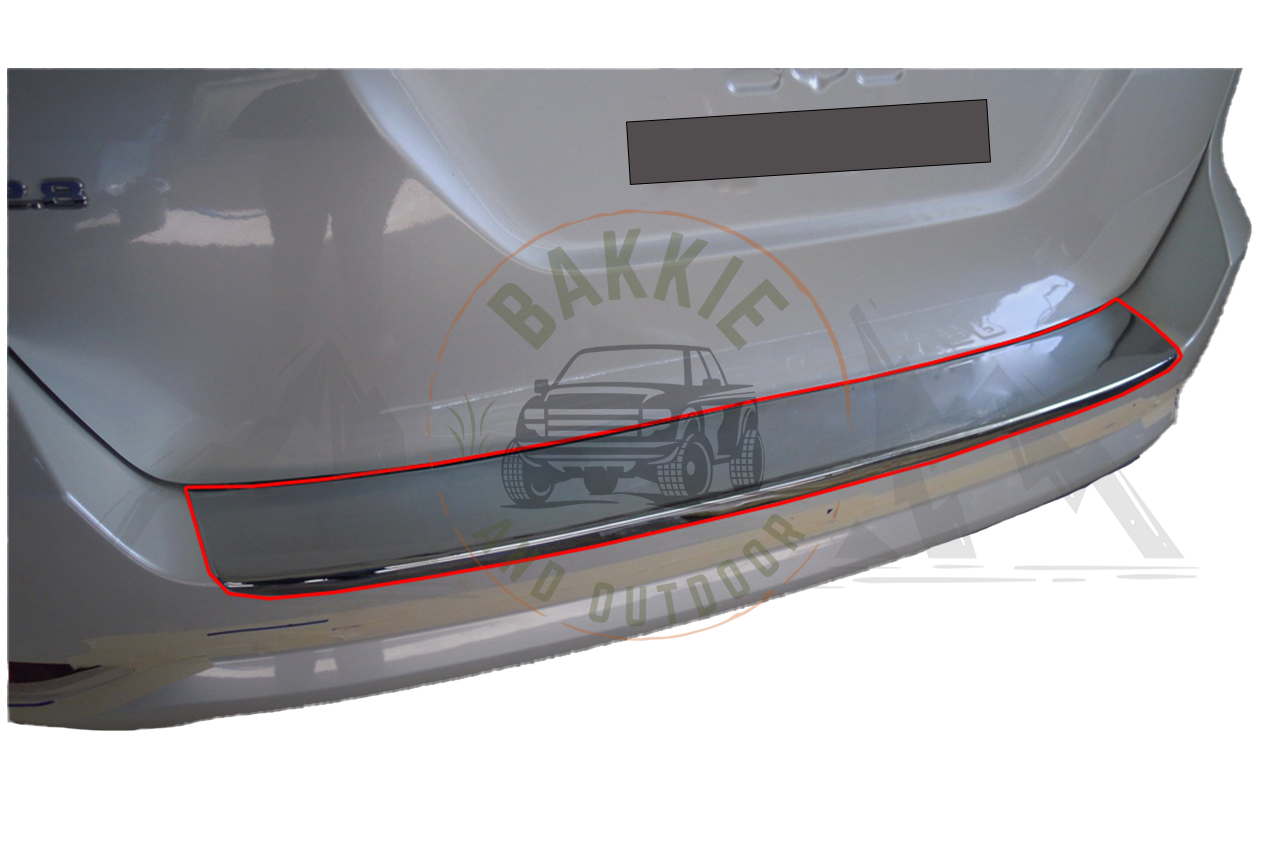 Toyota Fortuner 2016+ Rear Bumper Step Cover Chrome