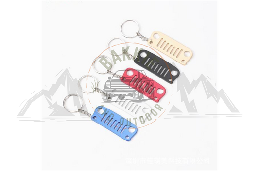 Jeep JK 2007-2018 Key Ring (Pink,Gold,Black,Blue,Silver)