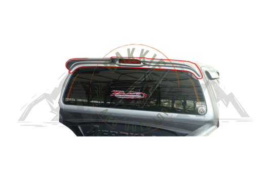 Nissan Navara 2016-2020 V1 Rear Spoiler with LED Unpainted