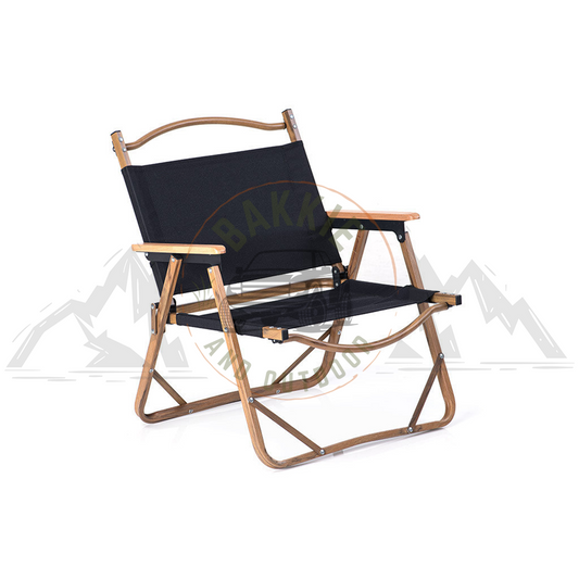 Aluminium Folding Camping Chair 62cm (Black)