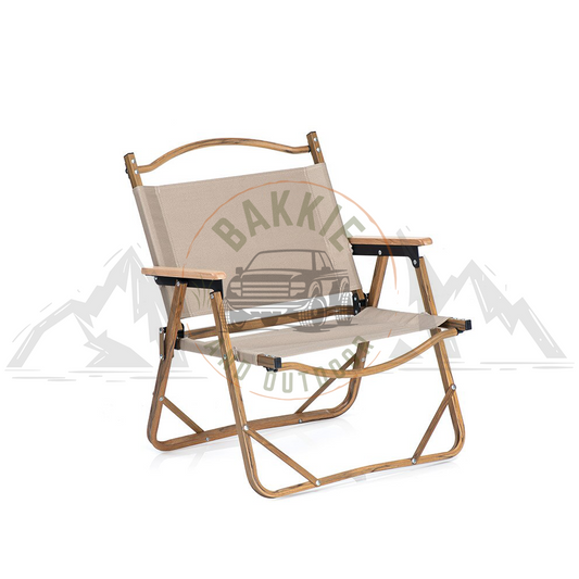 Aluminium Folding Camping Chair 62cm (Khaki)