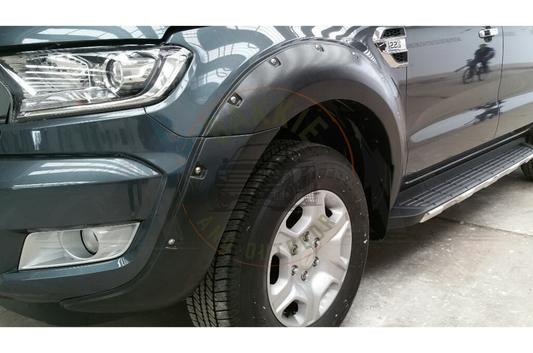 Ford Ranger 2016+ V2 Fender Flares Orange Peel Matt Black