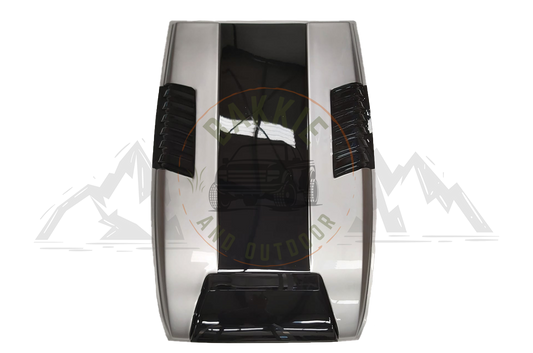 Ford Ranger 16+ Bonnet Scoop black/silver