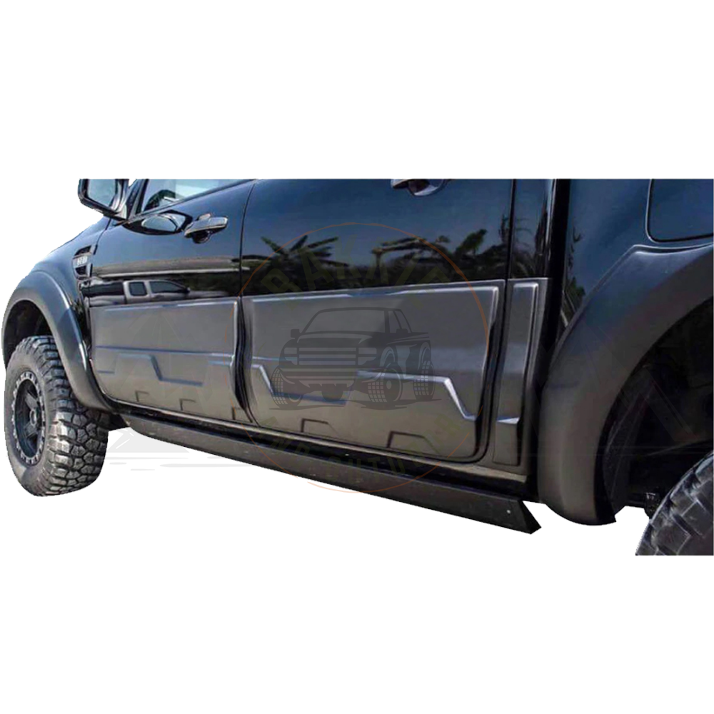 Ford Ranger Facelift 2016+ Body Cladding - Black