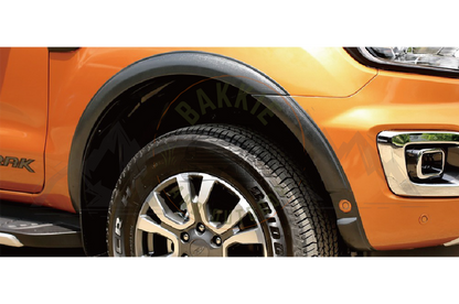 Ford Ranger 2019-2021 Fender Flares Slim Line with PDC Sensor Hole - Matte Black