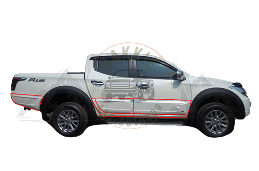 Mitsubishi Triton 2016-2019 Side Body Cladding Unpainted